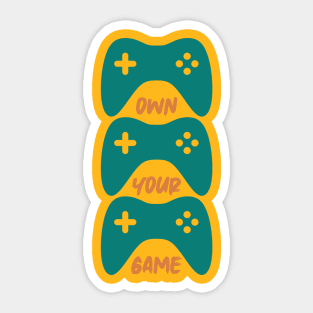 OWN YOUR GAME, Gift Gaming Sticker